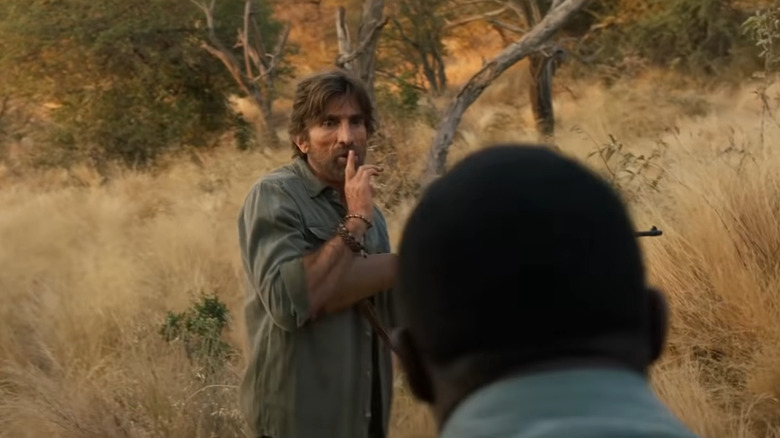 Sharlto Copley and Idris Elba in Beast