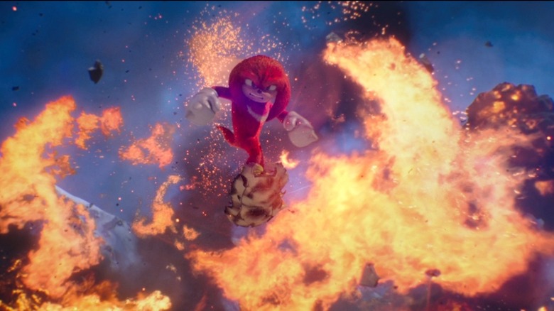 Knuckles in Sonic the Hedgehog 2