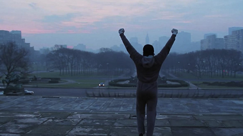 Stallone on the Philly steps