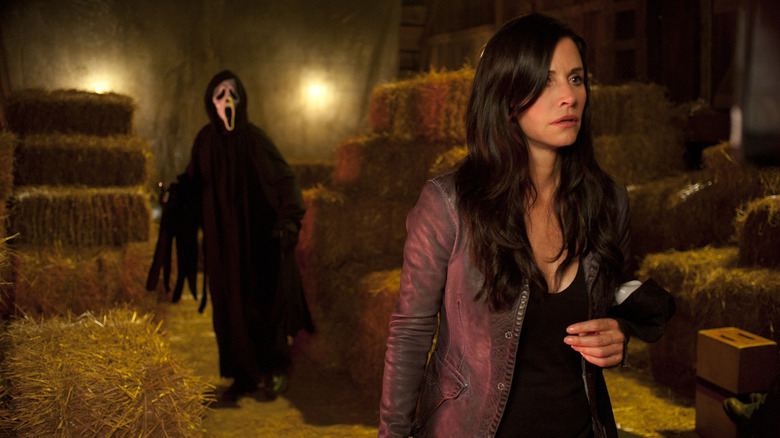 Scream 4 Gale and Ghostface