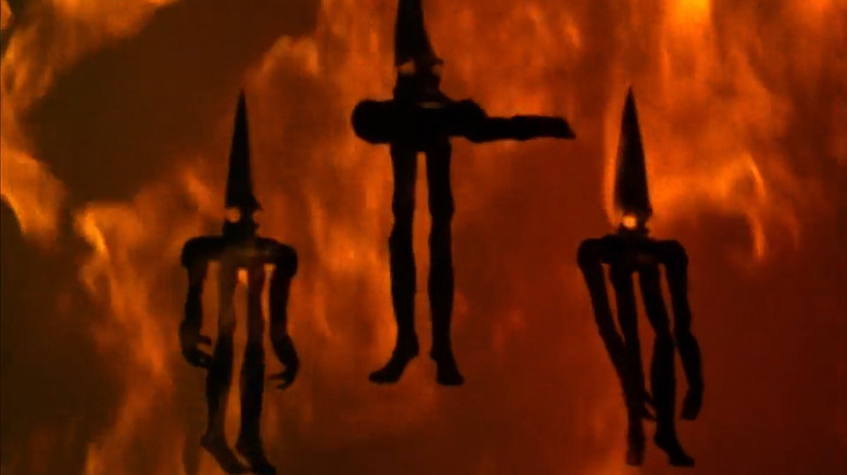 ultraseven aliens in fire