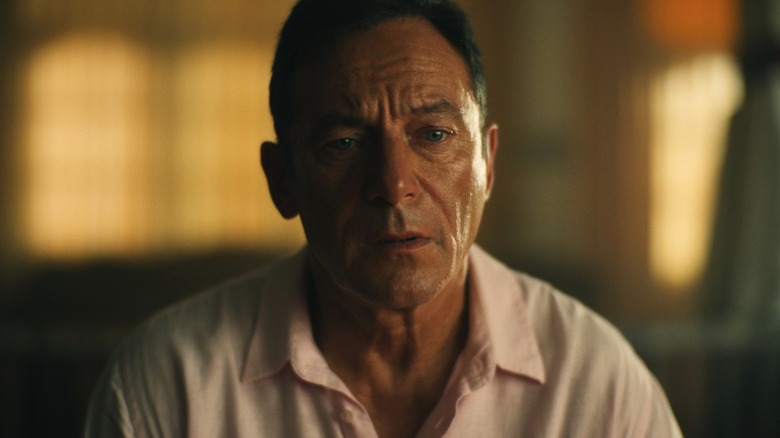 Jason Isaac's Timothy looks haunted and sweaty in The White Lotus