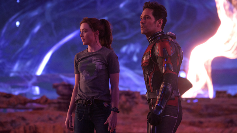 Kathryn Newton and Paul Rudd in Ant-Man and the Wasp: Quantumania