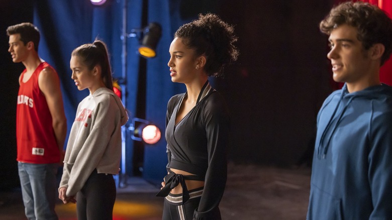 Olivia Rodrigo, Joshua Bassett, Sofia Wylie and Matt Cornett