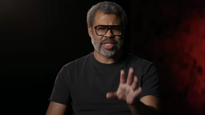 Jordan Peele discussing Him in a featurette