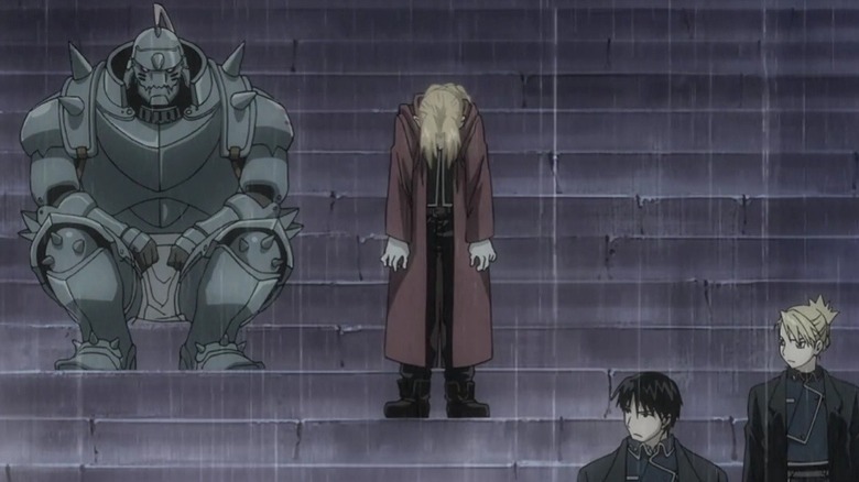 Fullmetal Alchemist Brotherhood Rain of Sorrow Al Ed Roy and Riza