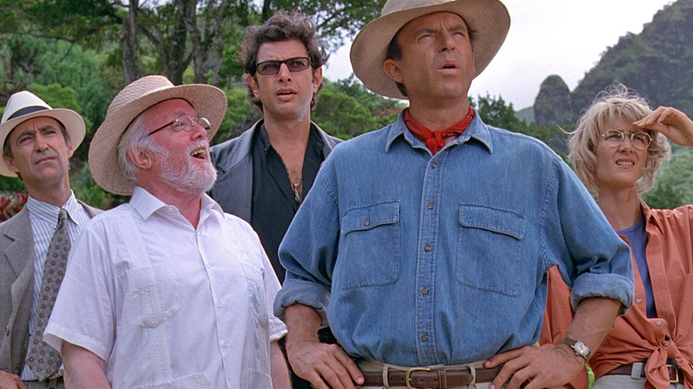 Gang's all here at Jurassic Park!