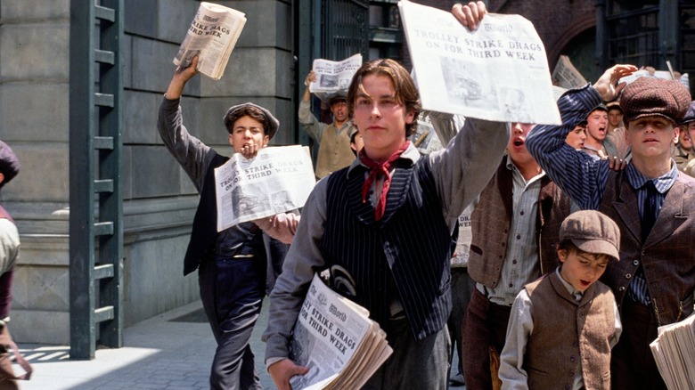 Christian Bale in Newsies