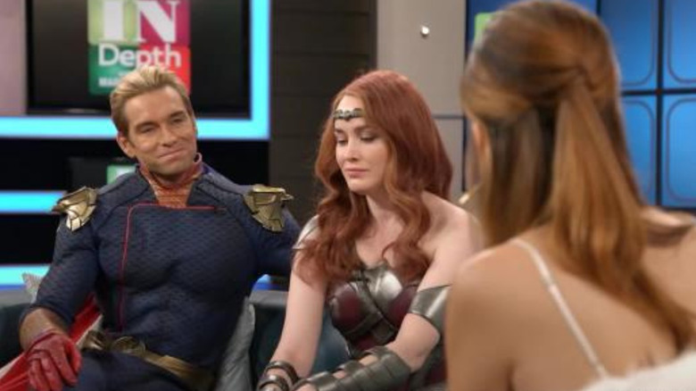 Antony Starr and Dominique McElligott in 'The Boys'