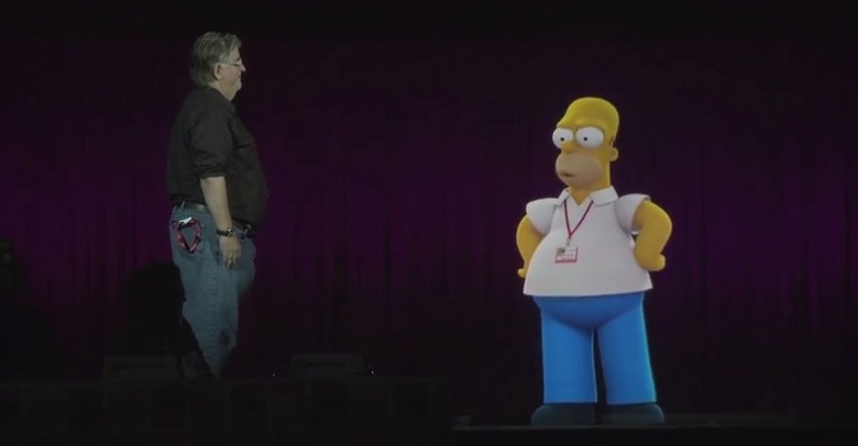 Homer Simpson Hologram