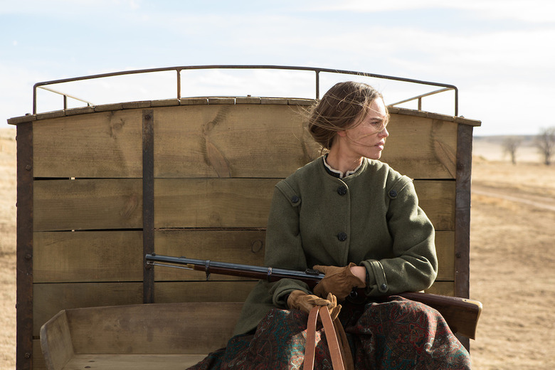 Hilary Swank in The Homesman