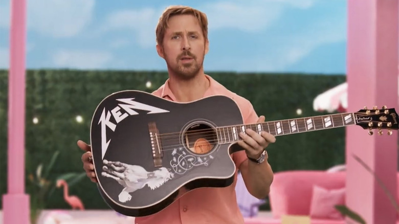 Ryan Gosling Ken Guitar Barbie Movie