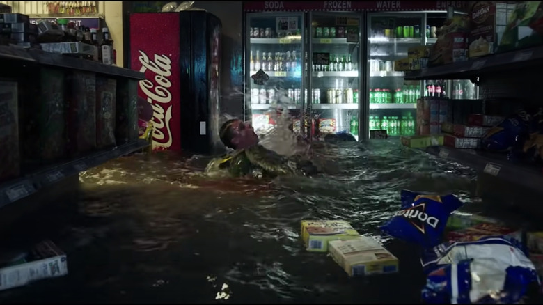 A looter getting monched in Crawl