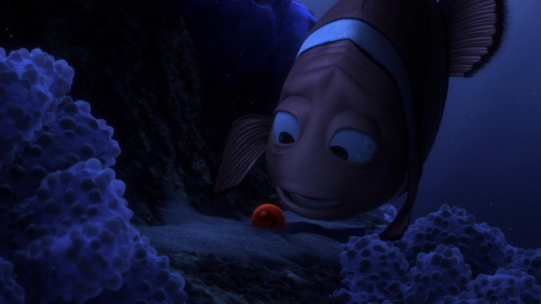 Marlin with an unhatched Nemo