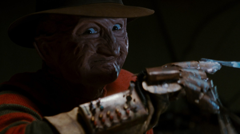 Freddy Krueger with a power glove