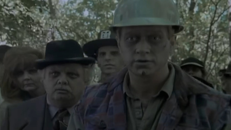 The undead community standing in Goosebumps: Welcome to the Dead House