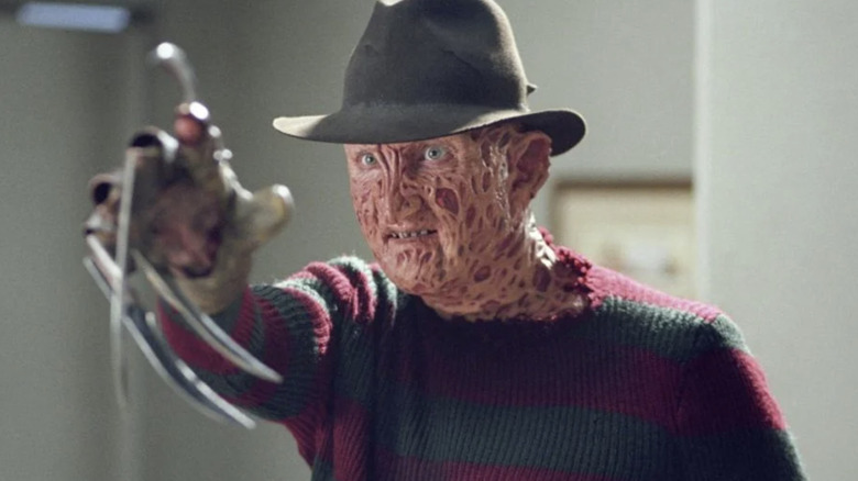 Freddy Krueger makes a point in Freddy vs. Jason