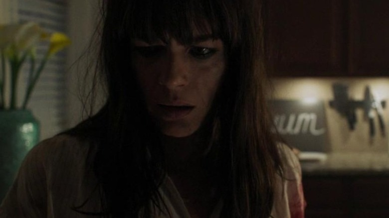 Selma Blair looking terrified