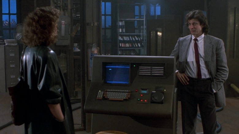 Jeff Goldblum and Geena Davis in The Fly