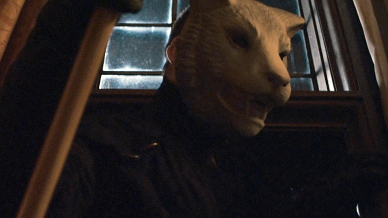 Intruder in animal mask