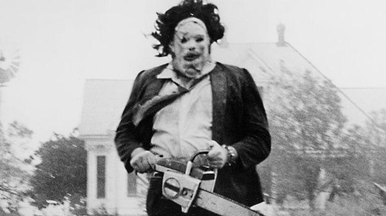 Leatherface running