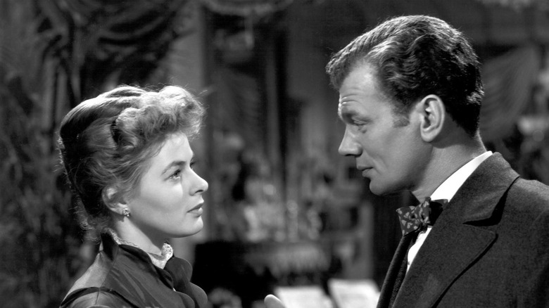 Charles Boyer tells Ingrid Bergman a terrible lie