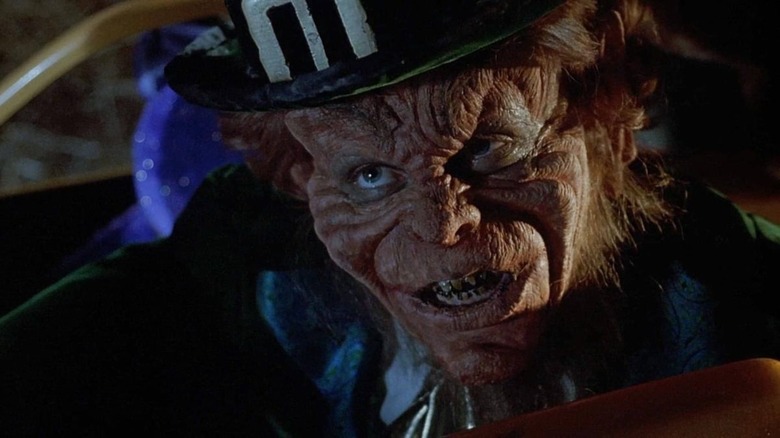 leprechaun grins menacingly