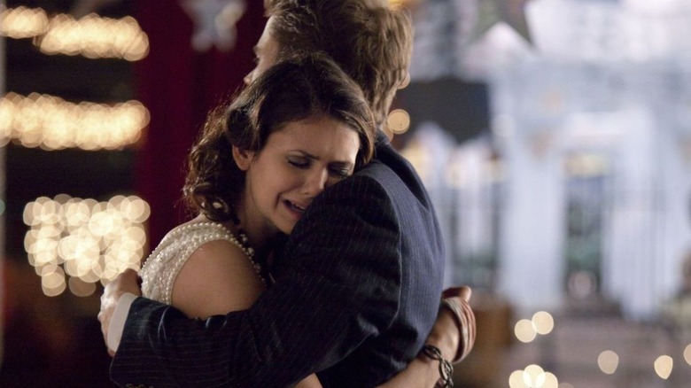 Nina Dobrev as Elena Gilbert in The Vampire Diaries