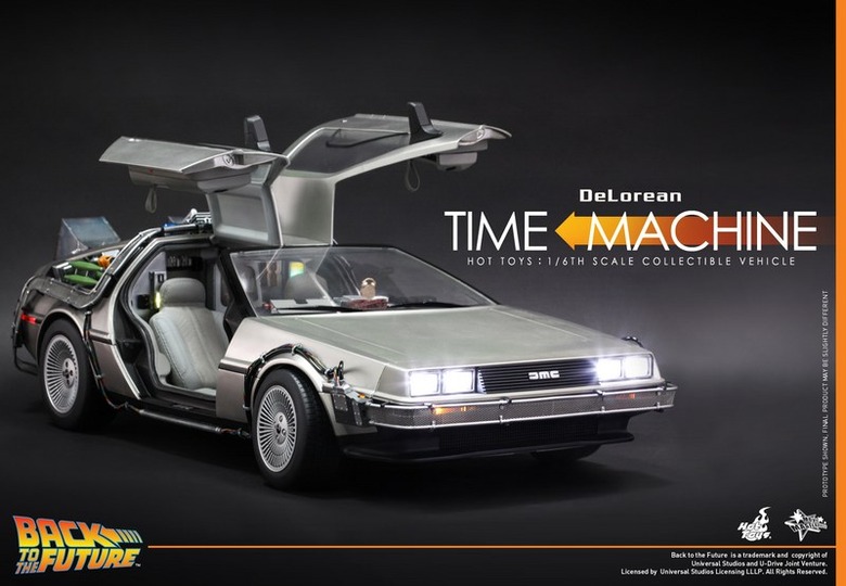 1/6th Scale Hot Toys DeLorean Time Machine from Back to the Future