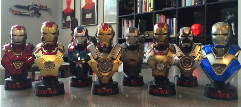 Hot Toys Iron Man 3 Mini Busts Deluxe Set