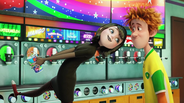 Selena Gomez and Andy Samberg in Hotel Transylvania 2