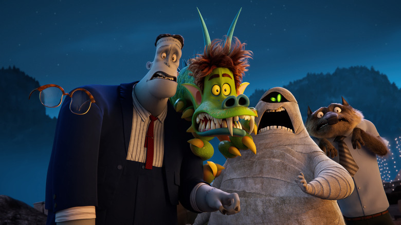 Members of the Drac Pack in "Hotel Transylvania: Transformania"