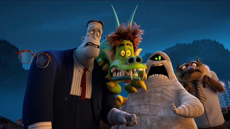 Hotel Transylvania monsters look shocked