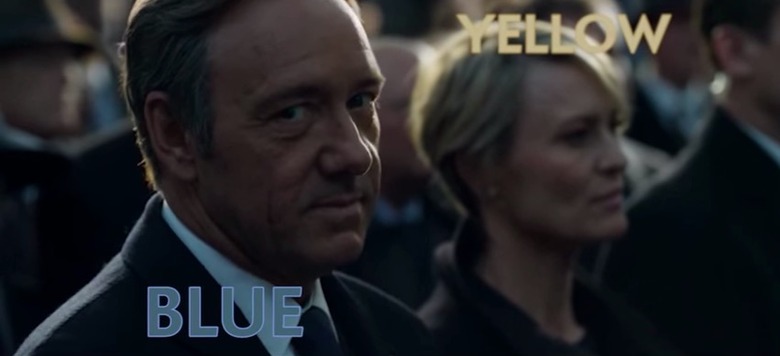 House of Cards Yellow and Blue