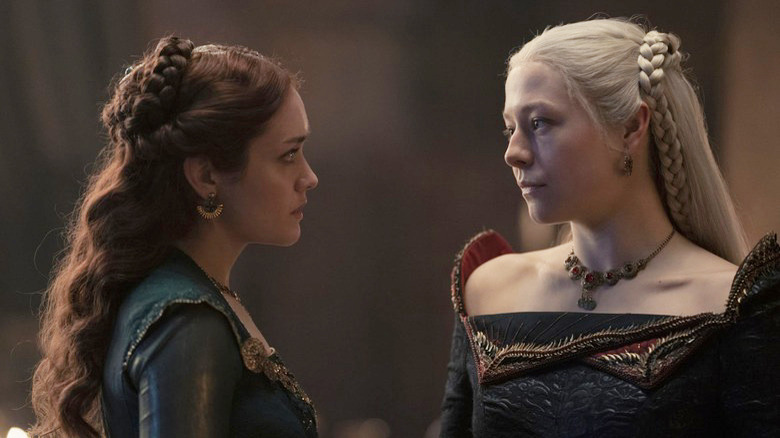 Olivia Cooke and Emma D'Arcy in House of the Dragon