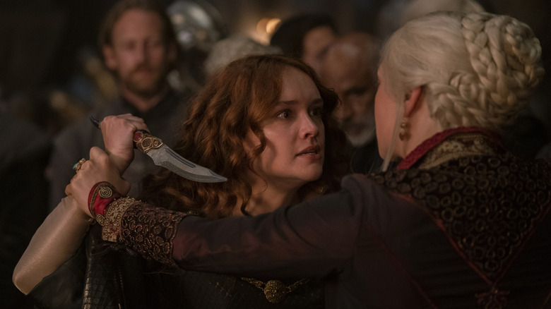 Emma D'Arcy and Olivia Cooke in House of The Dragon