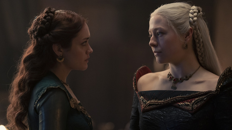 Emma D'Arcy and Olivia Cooke in House of The Dragon