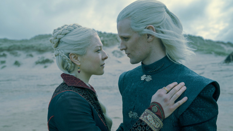 Emma D'Arcy and Matt Smith in House of the Dragon