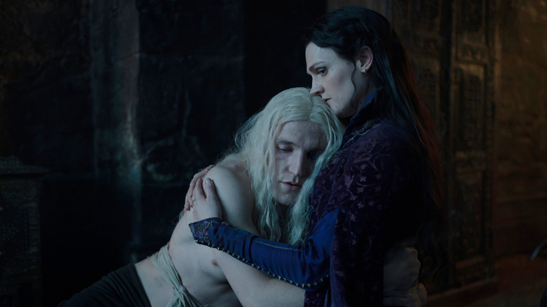 Alys rivers holding Aemond Targaryen while in Harrenhal in House of the Dragon