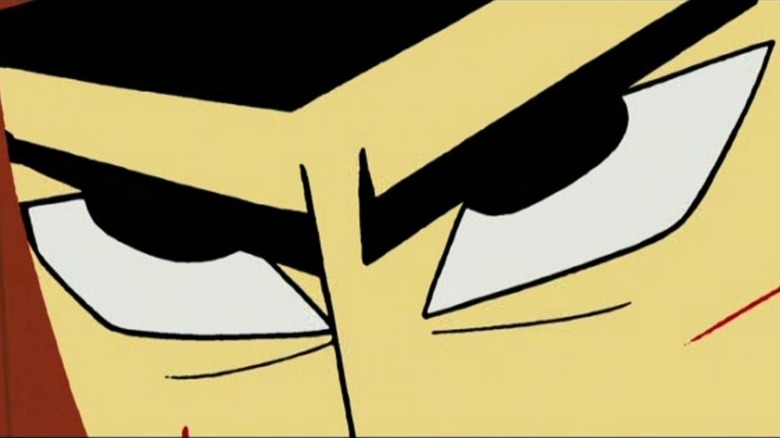 Samurai Jack jack's angry eyes and eyebrows