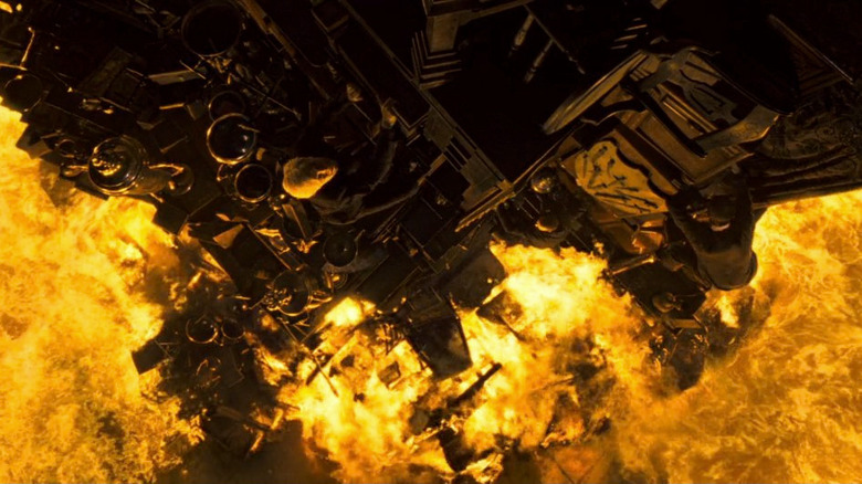 Explosion scene from Harry Potter and the Deathly Hallows