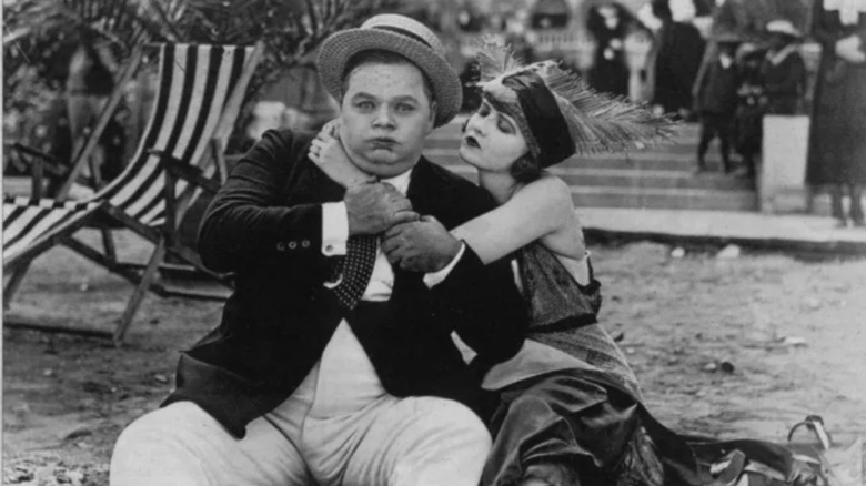 Fatty Arbuckle funny face Leap Year