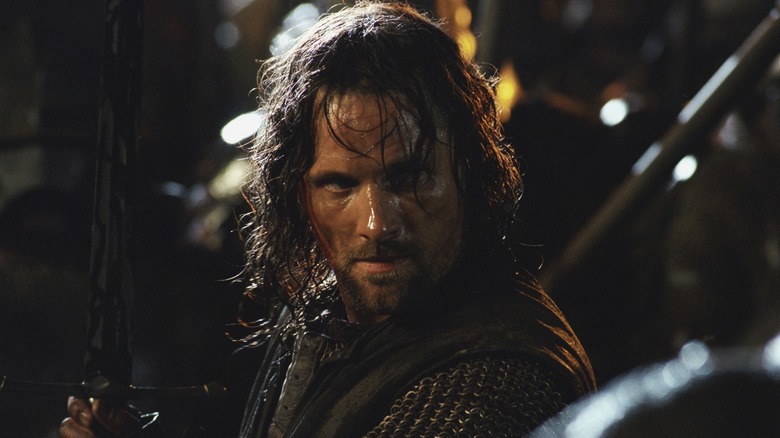 Viggo Mortensen as Aragorn in Lord of the Rings.