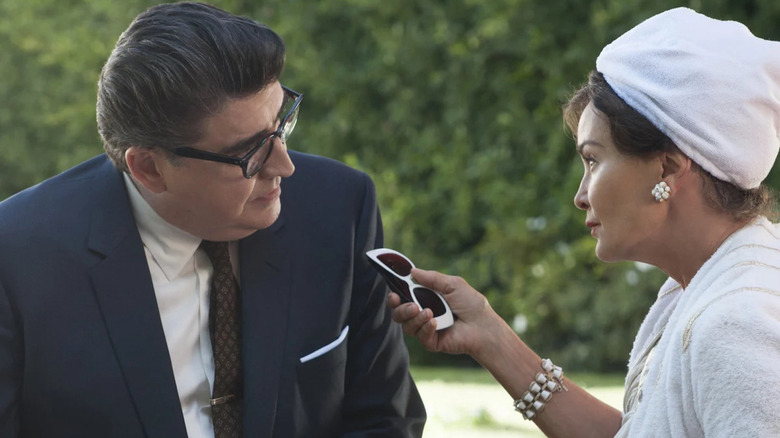 Robert Aldrich and Joan Crawford in Feud