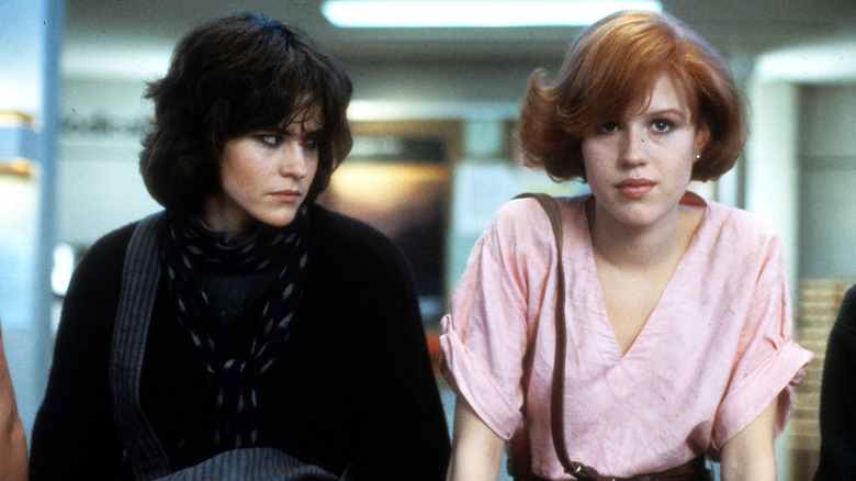 Ally Sheedy and Molly Ringwald in The Breakfast Club