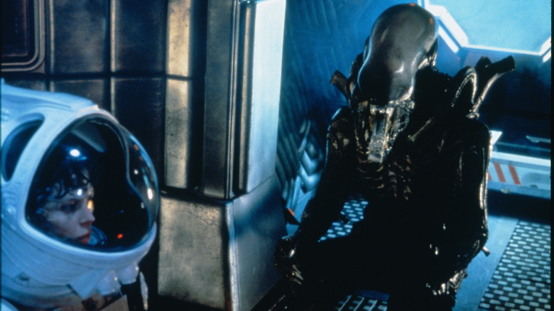 Sigourney Weaver in space suit Alien