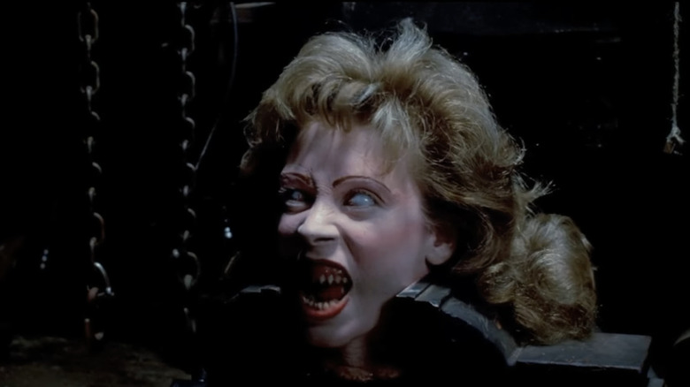 Evil Dead II Linda head possessed by Deadite