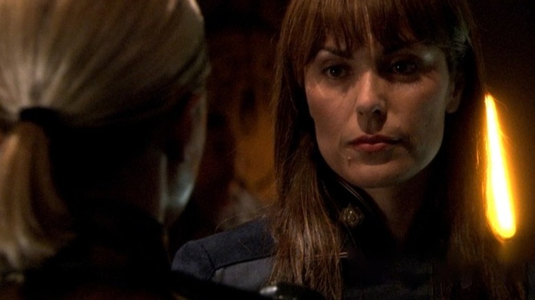 Battlestar Galactica Michelle Forbes as Admiral Cain Katee Sackhoff as Starbuck