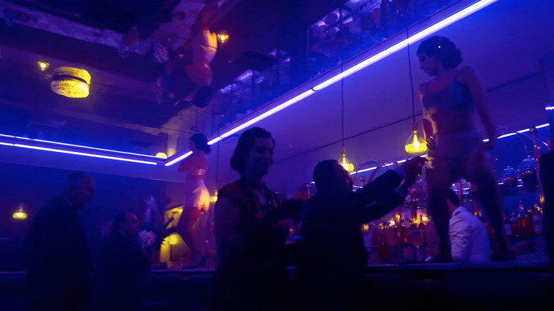 Neon interior scene from Marlowe