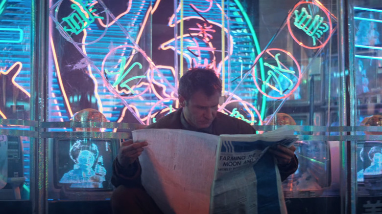 Harrison Ford as Deckard in Blade Runner